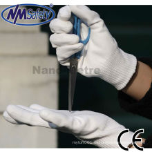 NMSAFETY anticut pu guantes de resistencia al corte nivel 3 en venta